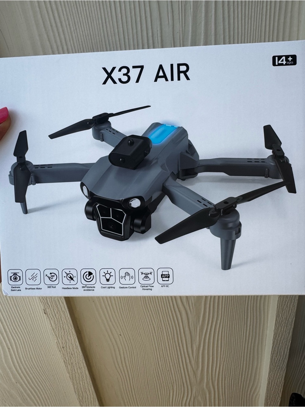 AIR Foldable RC Drone with Camera, Brushless Motor, 360 Obstacle Avoidance- NEW! - Picture 1 of 6